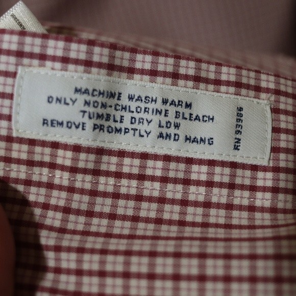 Vintage Brooks Brothers Red Checked Shirt Upcycle Project DIY Sewing Craft 16 - Picture 12 of 13